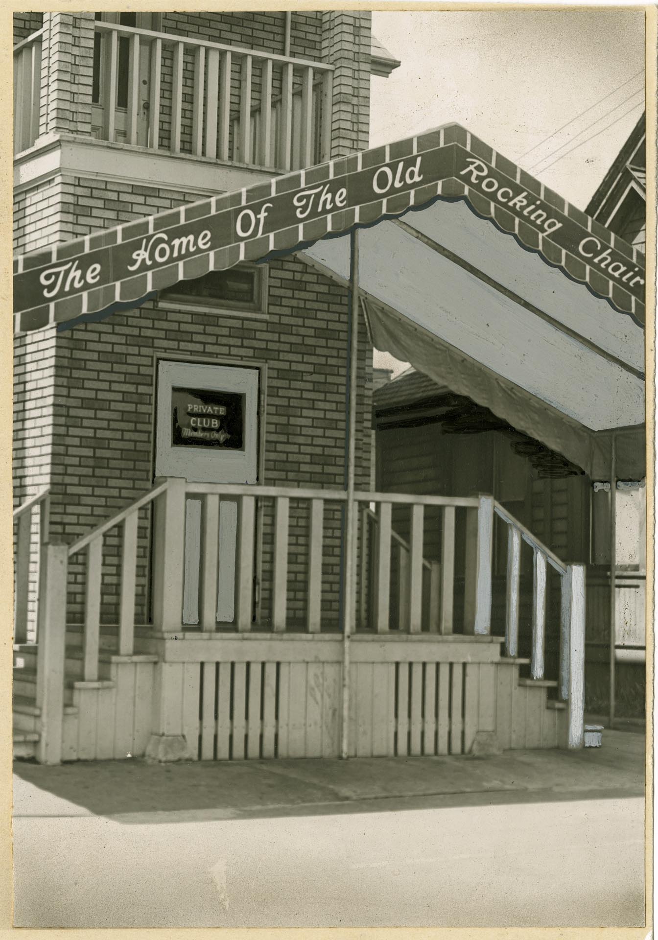 Image of Old Rocking Chair Club, 115 14th Ave. S., Seattle, May 3, 1945