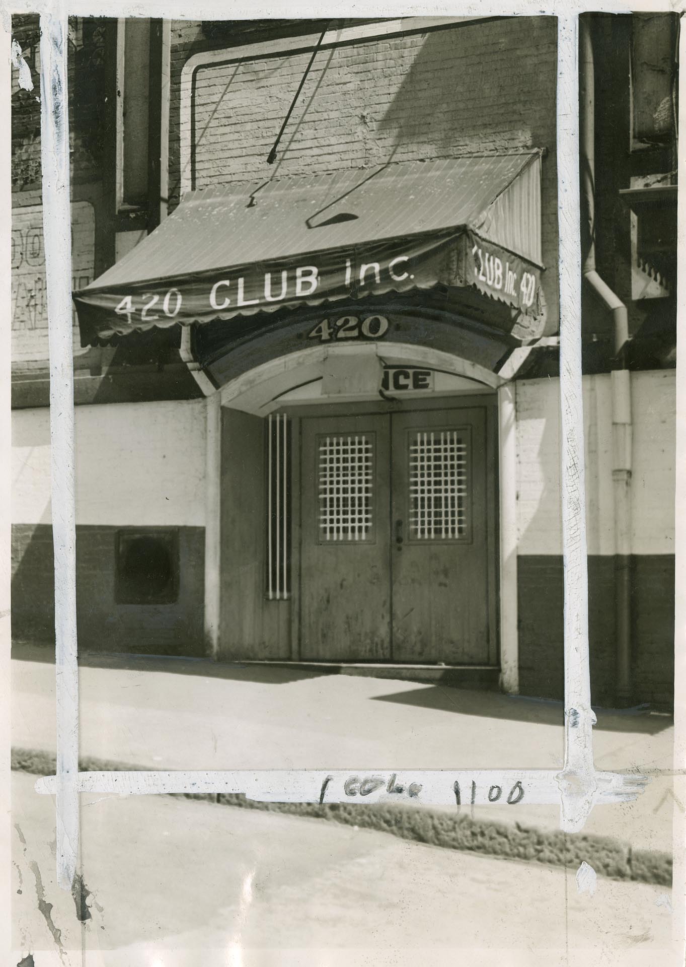 Image of Entrance to the 420 Club, 420 2nd Ave., Seattle, May 3, 1945
