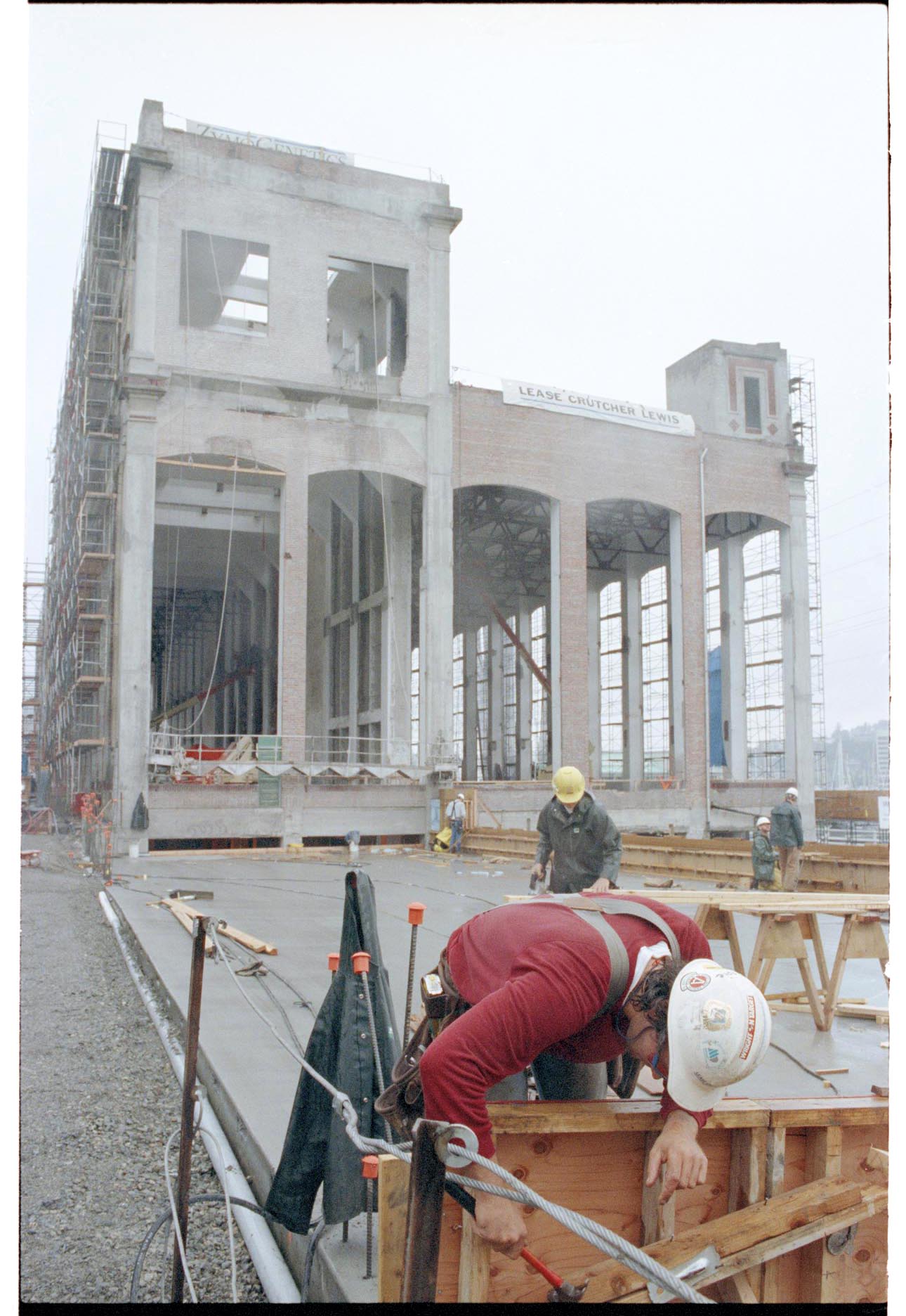 Image of Construction on new ZymoGenetics headquarters, Seattle, July 27, 1993