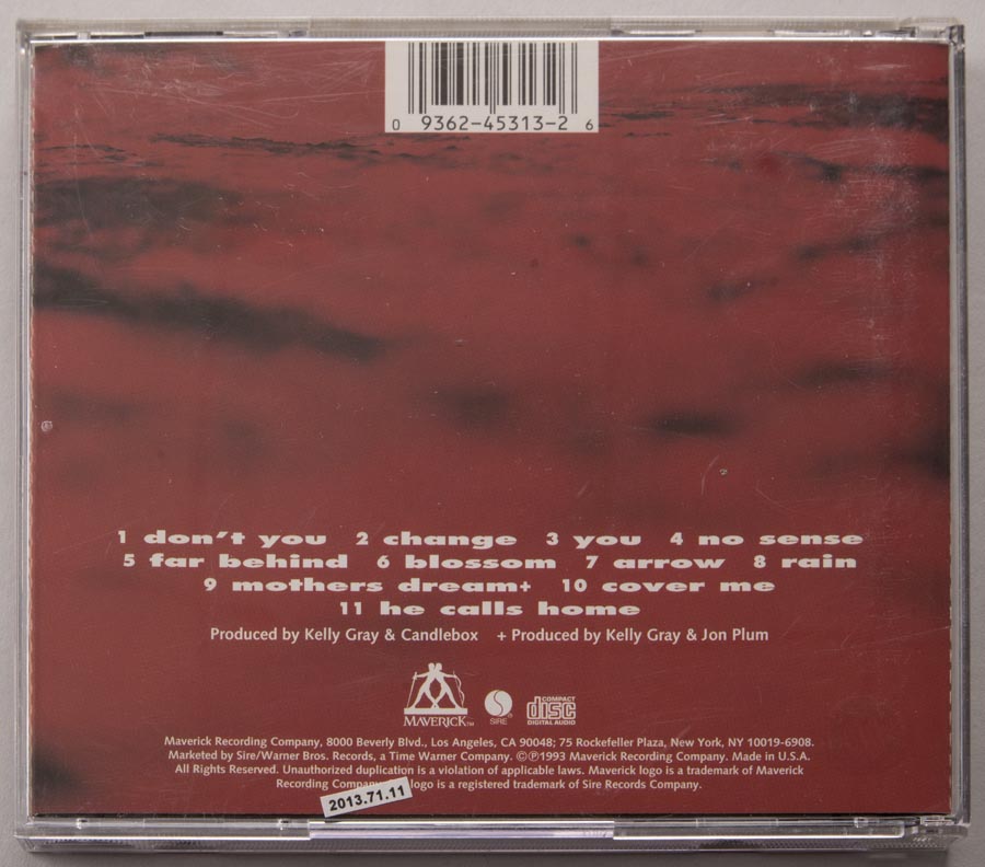 Compact disc, Candlebox, self-titled CD, Maverick/Warner