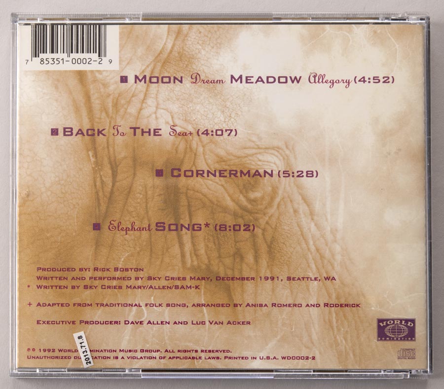 Image of Compact disc, Sky Cries Mary, 