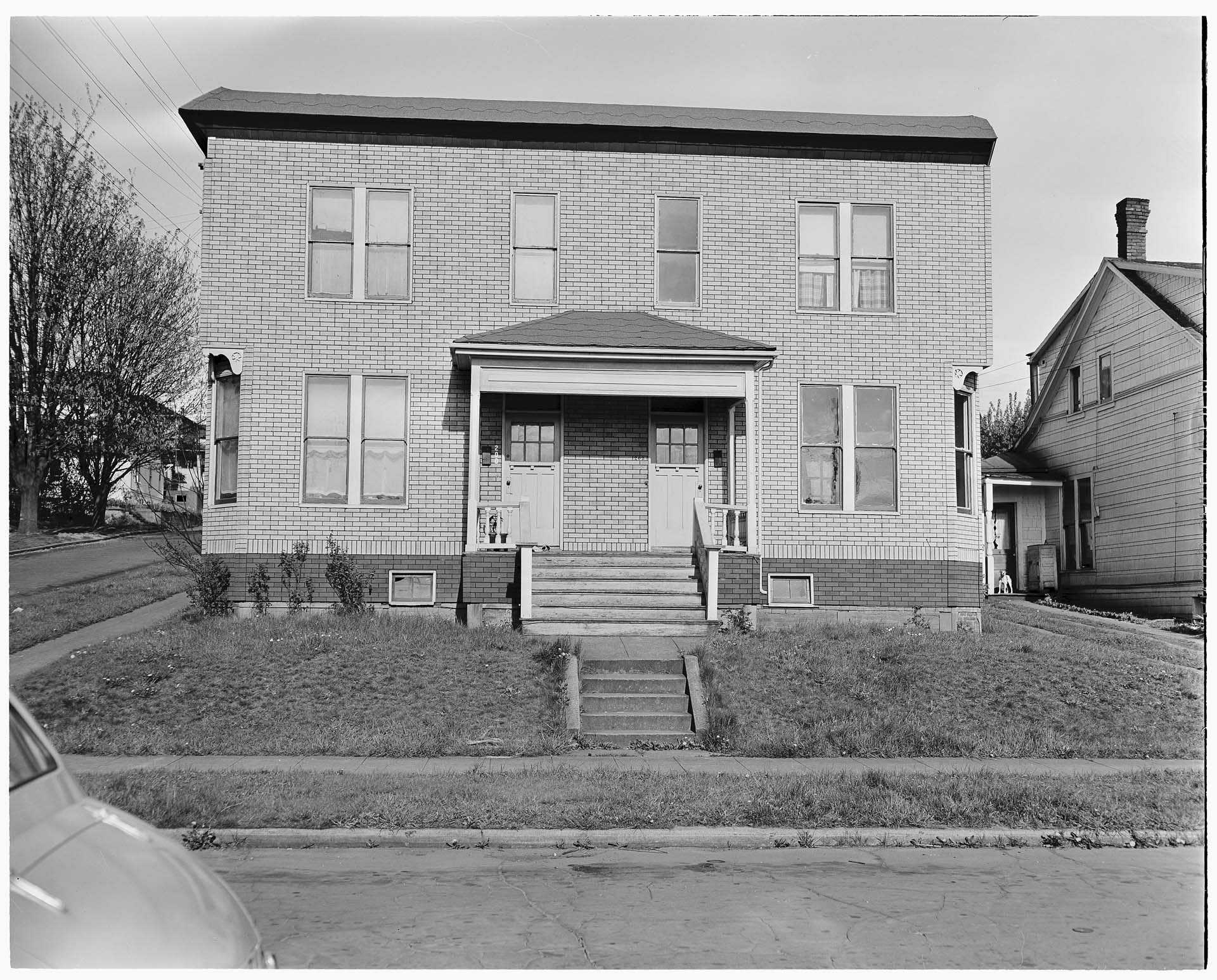 Image of Duplex in Central District, Seattle, circa 1952