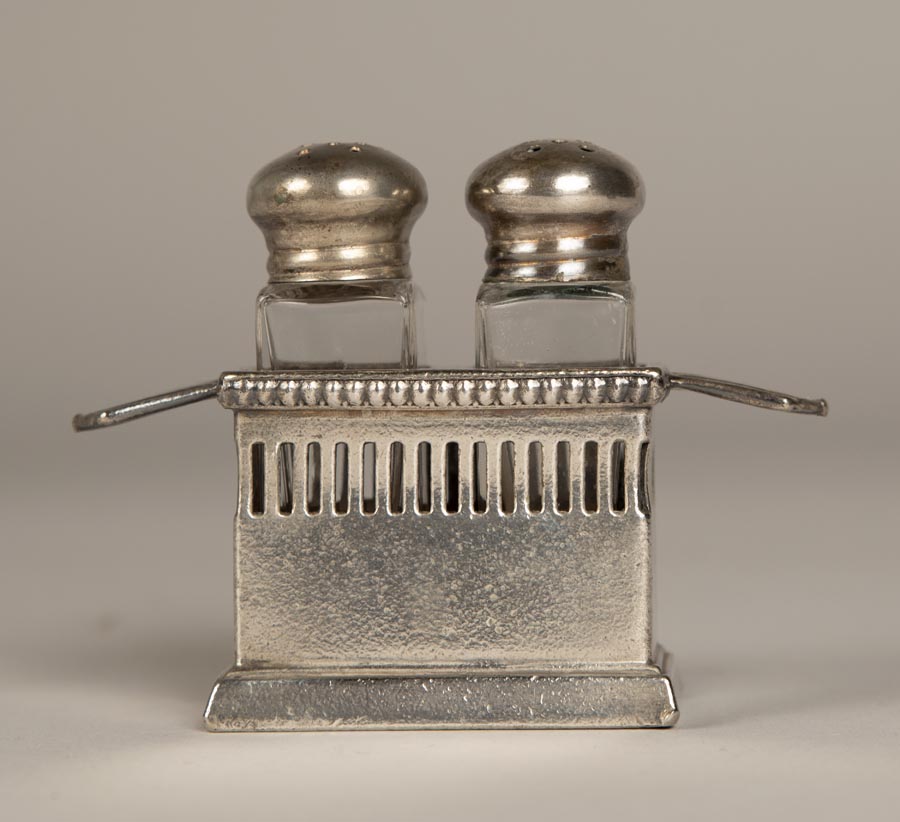 Image of Salt and pepper shaker set from the Frederick & Nelson dining room, ca. 1960