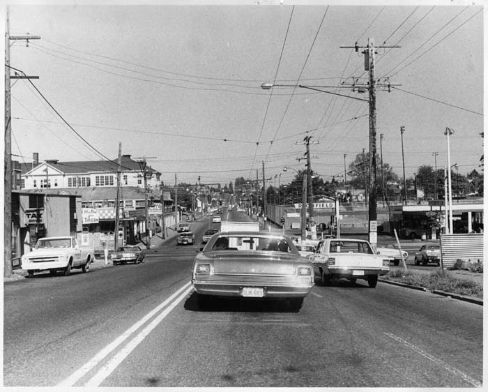 Image of Street in the Central Area, Seattle, May 8, 1969