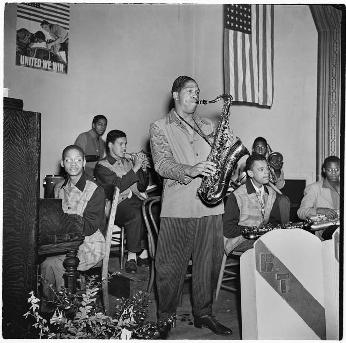Image of Savoy Boys at the Savoy Ballroom, Seattle, circa 1944