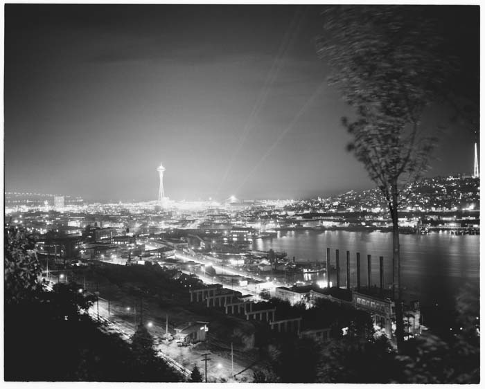 Image of View of Seattle from Capitol Hill, 1962