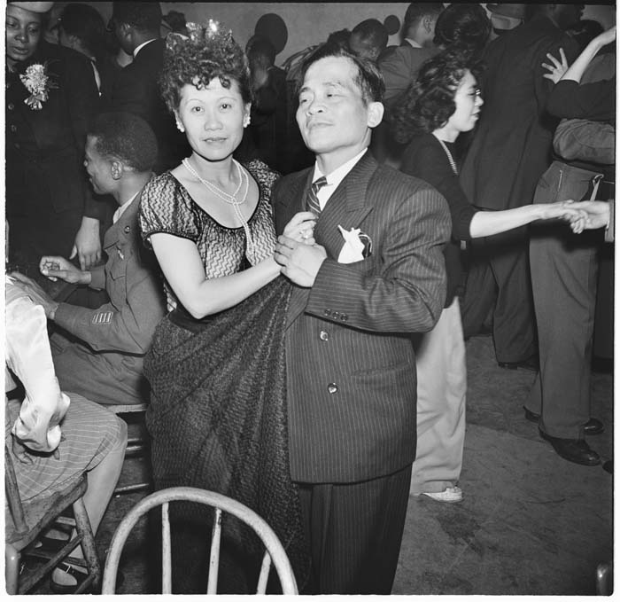 Image of Couple at Basin Street nightclub, Seattle, 1945