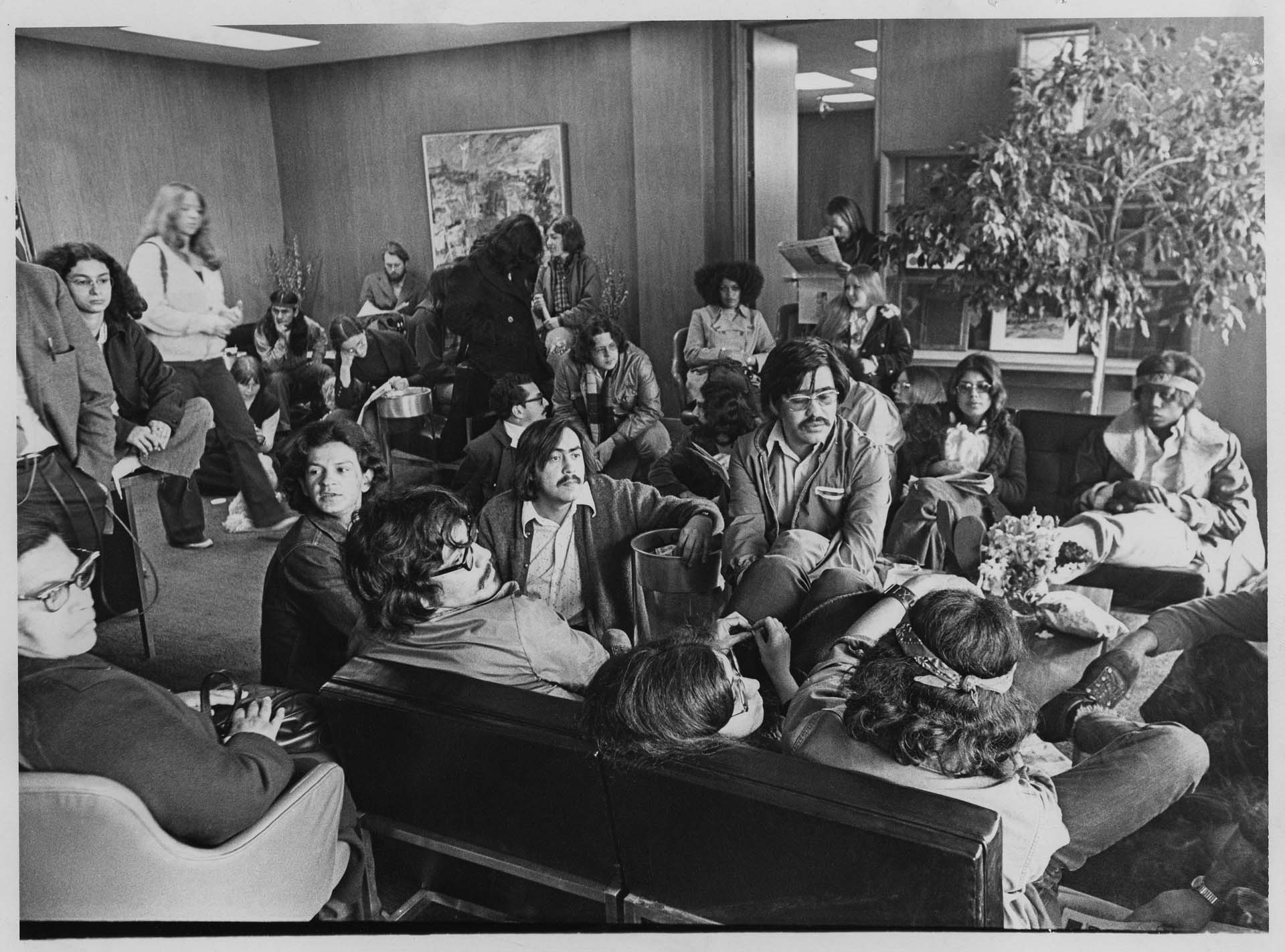 Image of Sit-in at mayor's office, Seattle, April 5, 1973