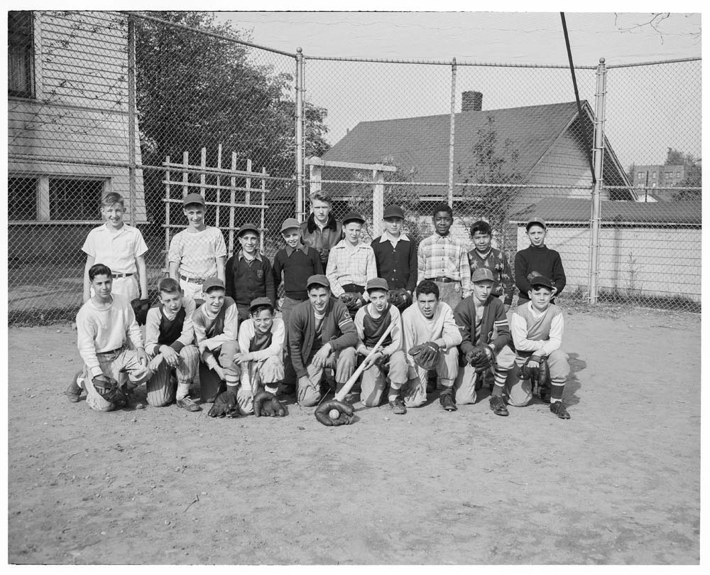 Image of Youth baseball team, Seattle, circa 1947