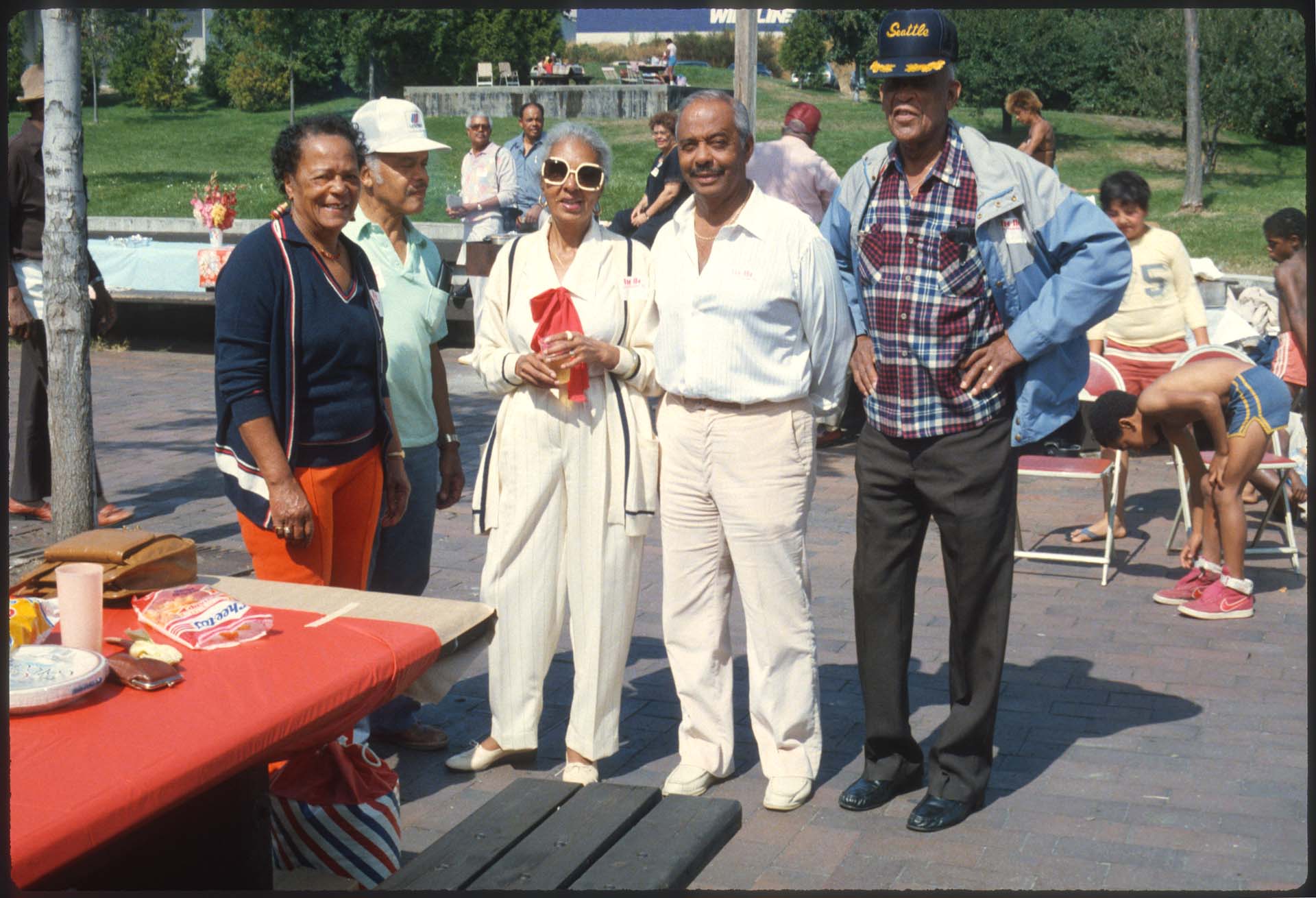 Image of Group at ROOTS family  picnic, Seattle, 1985