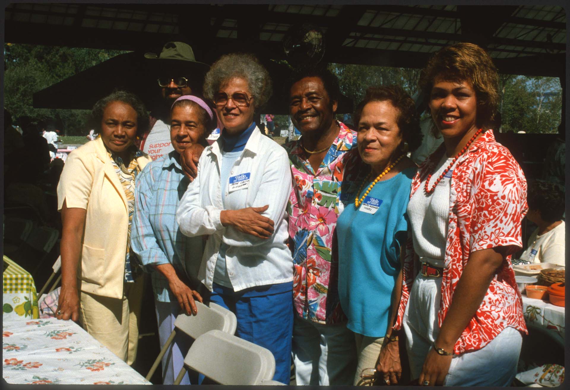 Image of Group at ROOTS family  picnic, 1988