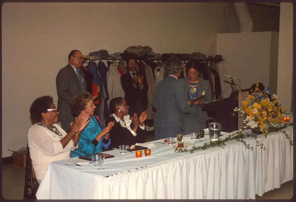 Image of Ceremony honoring early Black schoolteachers, Seattle, March 20, 1988