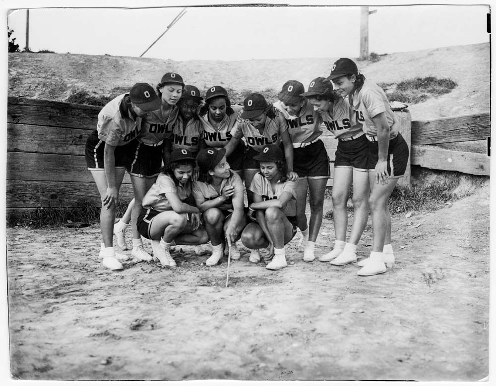 Image of Owls Club women's softball team, circa 1938