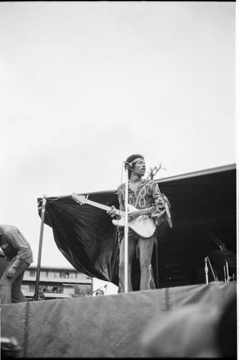Image of Jimi Hendrix concert at Sicks' Stadium, July 26, 1970
