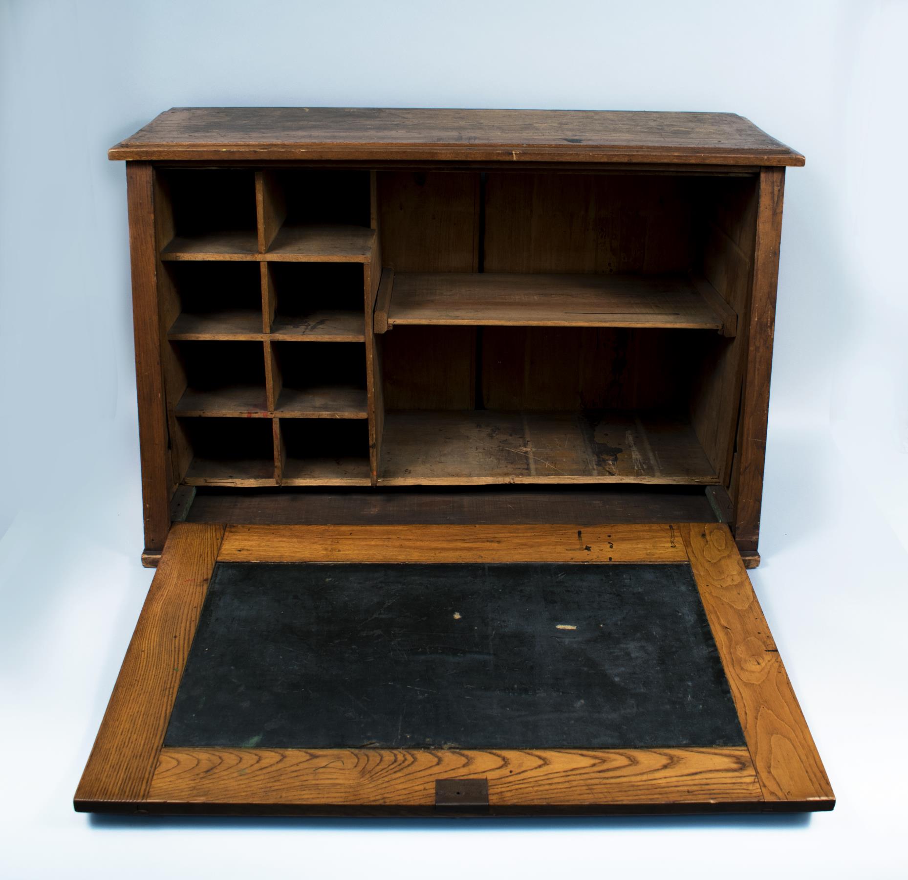 Image of Slant front desk section, 1850-1900