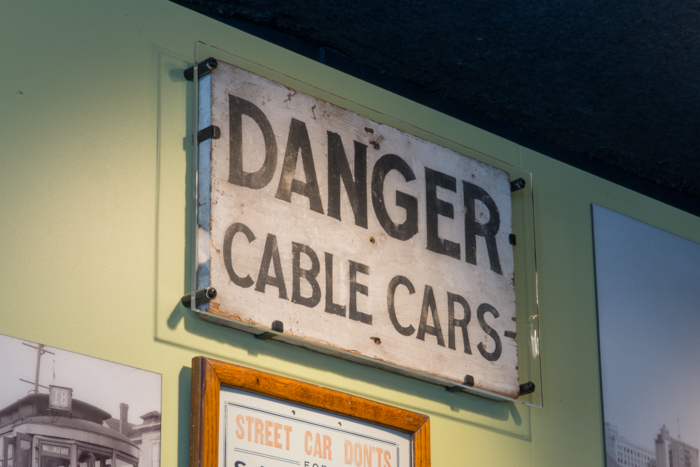 Image of Sign from Yesler Way Cable Car Line,  ca. 1910