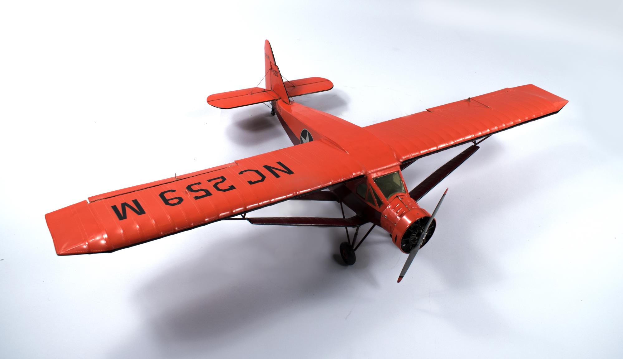 Image of Model of Bellanca Pacemaker airplane, ca. 1950