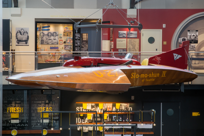 Image of Slo-Mo-Shun IV hydroplane, built in 1929 and rebuilt in 1956