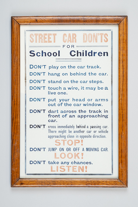 Image of Framed placard for school children, ca. 1910