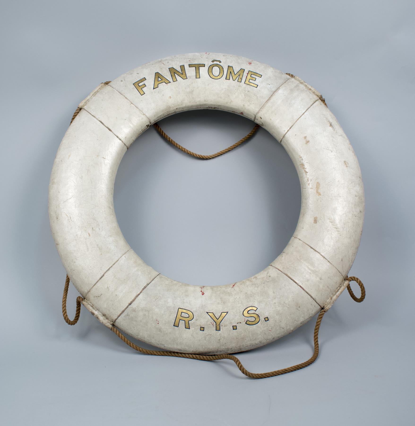 Image of Life preserver ring from sailing vessel Fantome, ca. 1930s-1950s