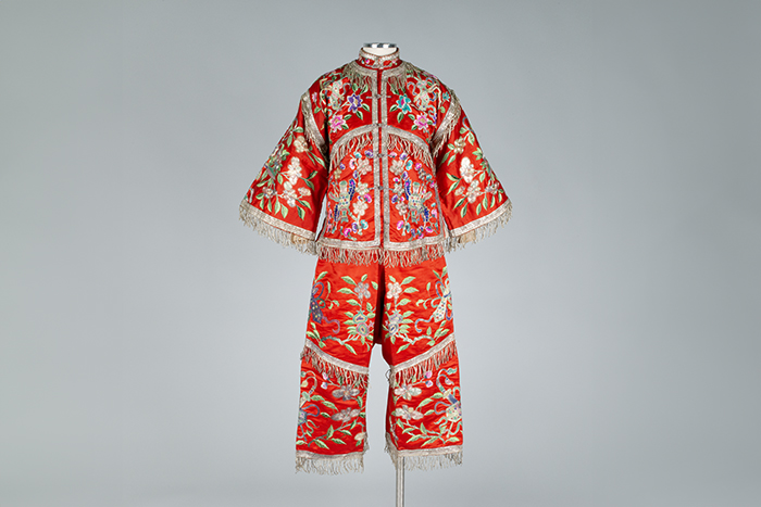 Image of Chinese Theatrical Costume worn by Lillian Goon Dip, ca. 1890-1910