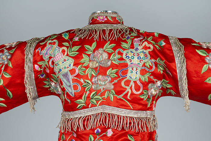 Image of Chinese Theatrical Costume worn by Lillian Goon Dip, ca. 1890-1910
