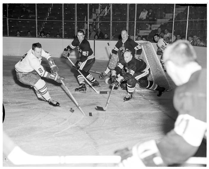 Image of Seattle Totems vs. San Francisco Seals, Seattle, January 24, 1965