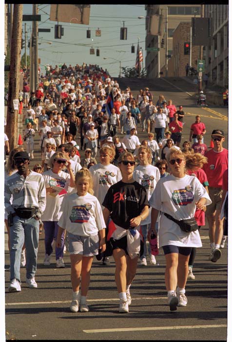 Image of Northwest AIDS Walk on Broad Street, Seattle, September 26, 1993