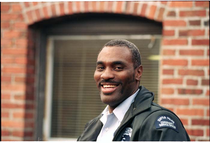 Image of Charles Sampson, Community Service Officer, Seattle, December 12, 1996