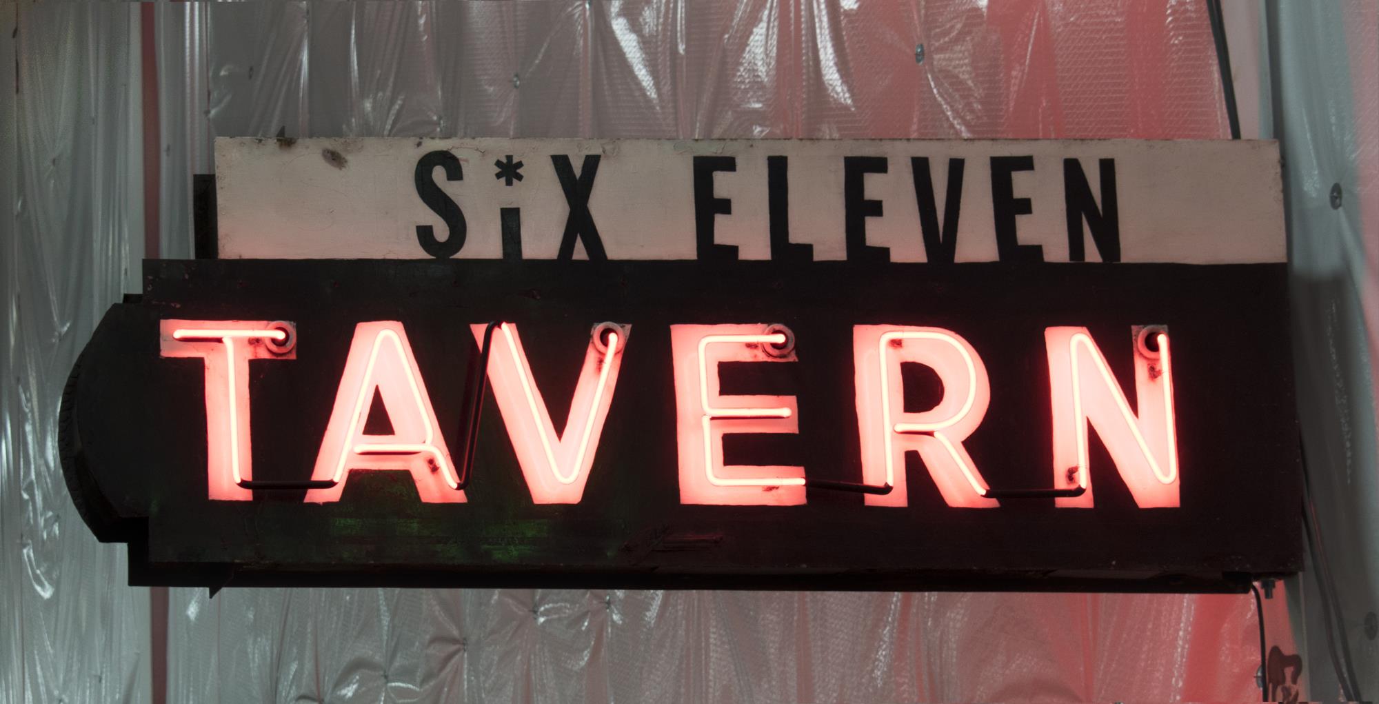 Image of Neon Sign for Six Eleven Tavern, 1962