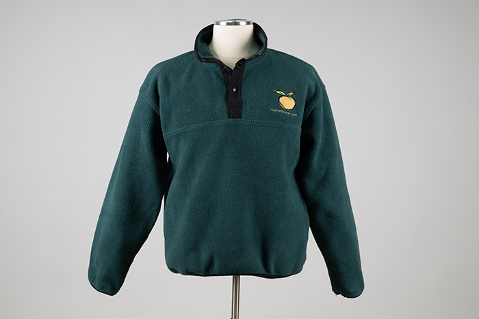 Image of Homegrocer.com fleece pullover, 1997-2000