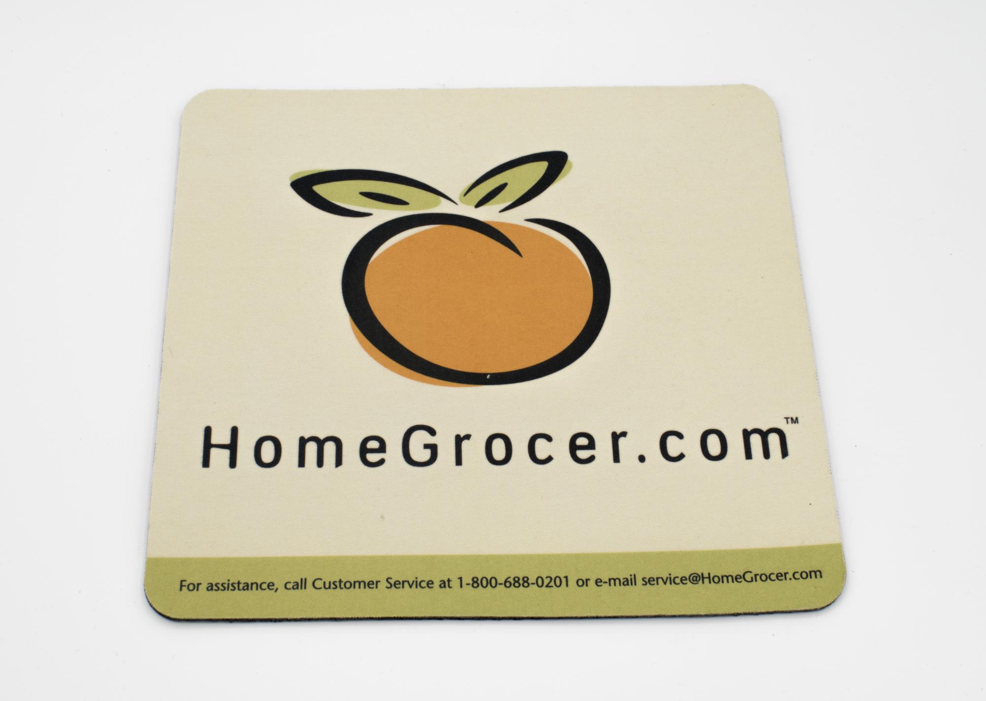 Image of Homegrocer.com mouse pad, ca. 1997