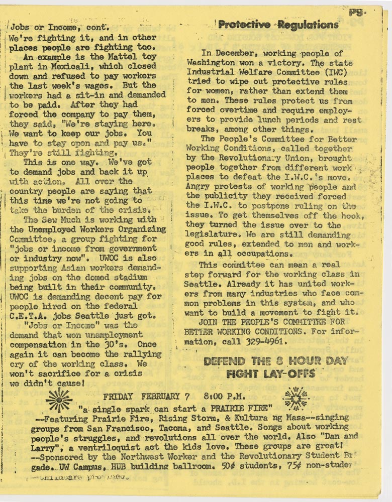 Image of We will take only...Sew Much! newsletter, February 1975