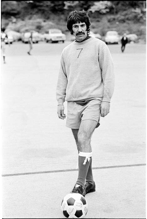 Image of Roy Sinclair at Seattle Sounders' first practice, May 1, 1974