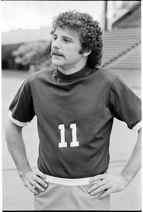 Image of Roger Goldingay at Seattle Sounders' first practice, May 1, 1974