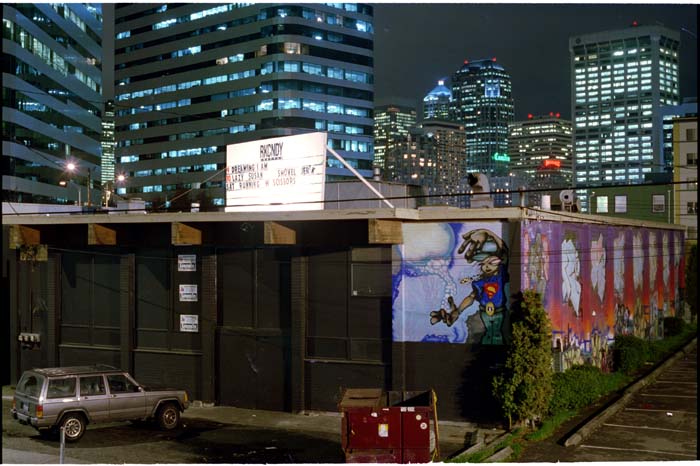 Exterior of RCKNDY club, Seattle, 1993 – Museum of History