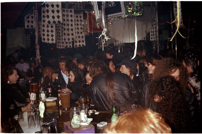 Image of Crowd at bar at The Vogue, Seattle, June 1992