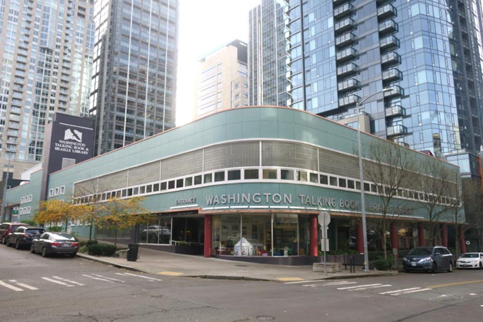 Image of Washington Talking Book & Braille Library, Seattle, March 2019