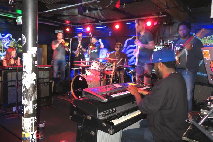 Image of Funky 2 Death performing at Sea Monster Lounge, Seattle, April 27, 2018