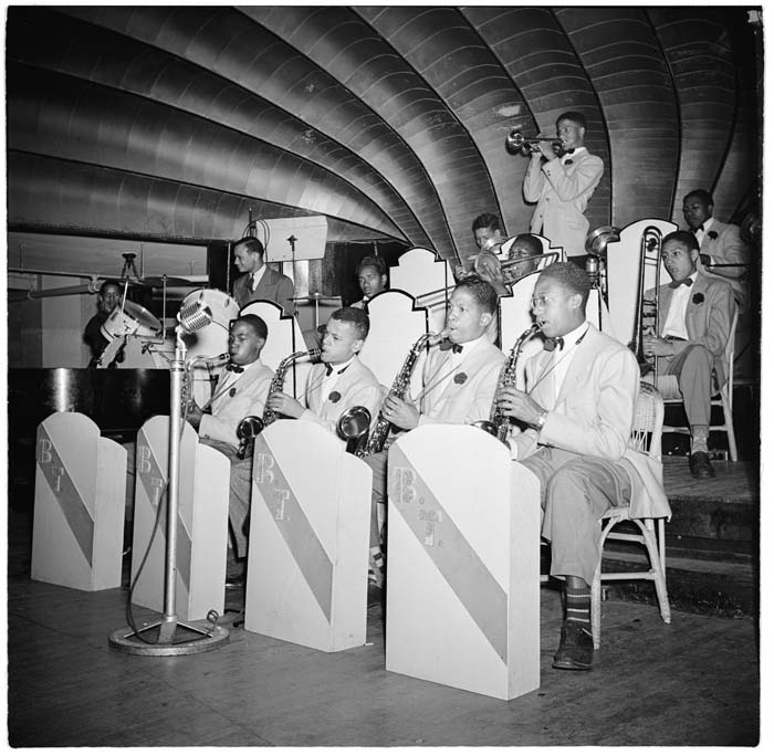 Image of Billy Tolles band performing at the Trianon, Seattle, circa 1952