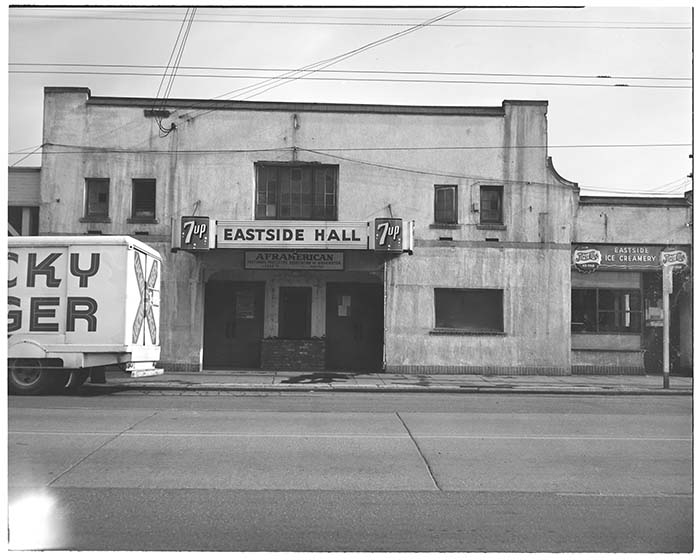 Image of Eastside Hall exterior, Seattle, circa 1951