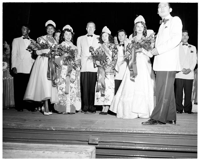 Image of Seafair’s International Court, Seattle, August 1952