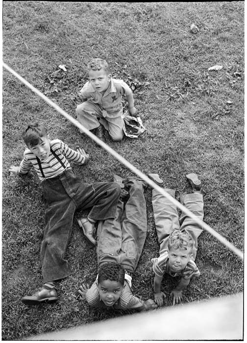 Image of Butch Smith and three friends, Seattle, circa 1948