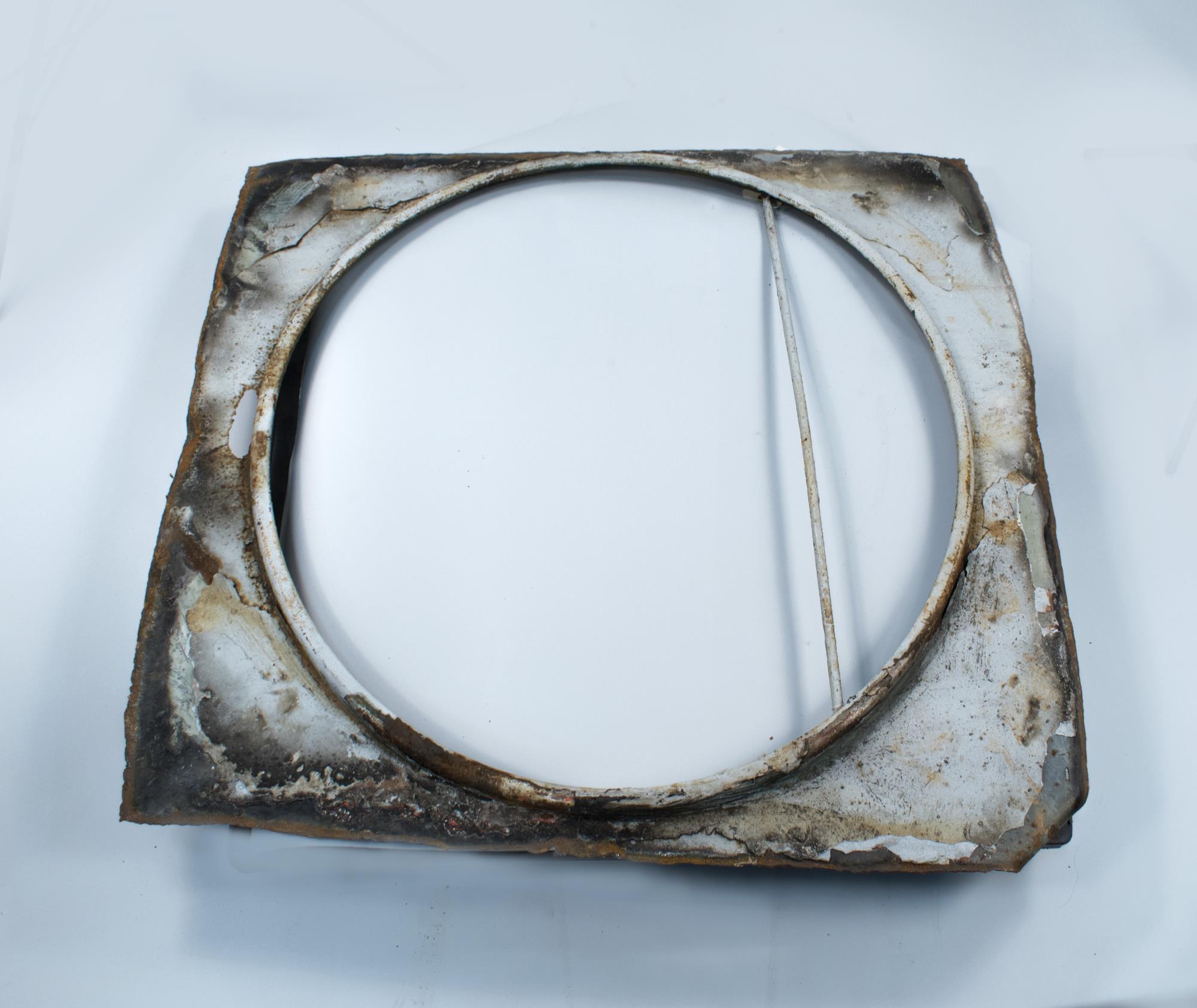 Image of Porthole-shaped window from the Seattle ferry, Kalakala, ca. 1935