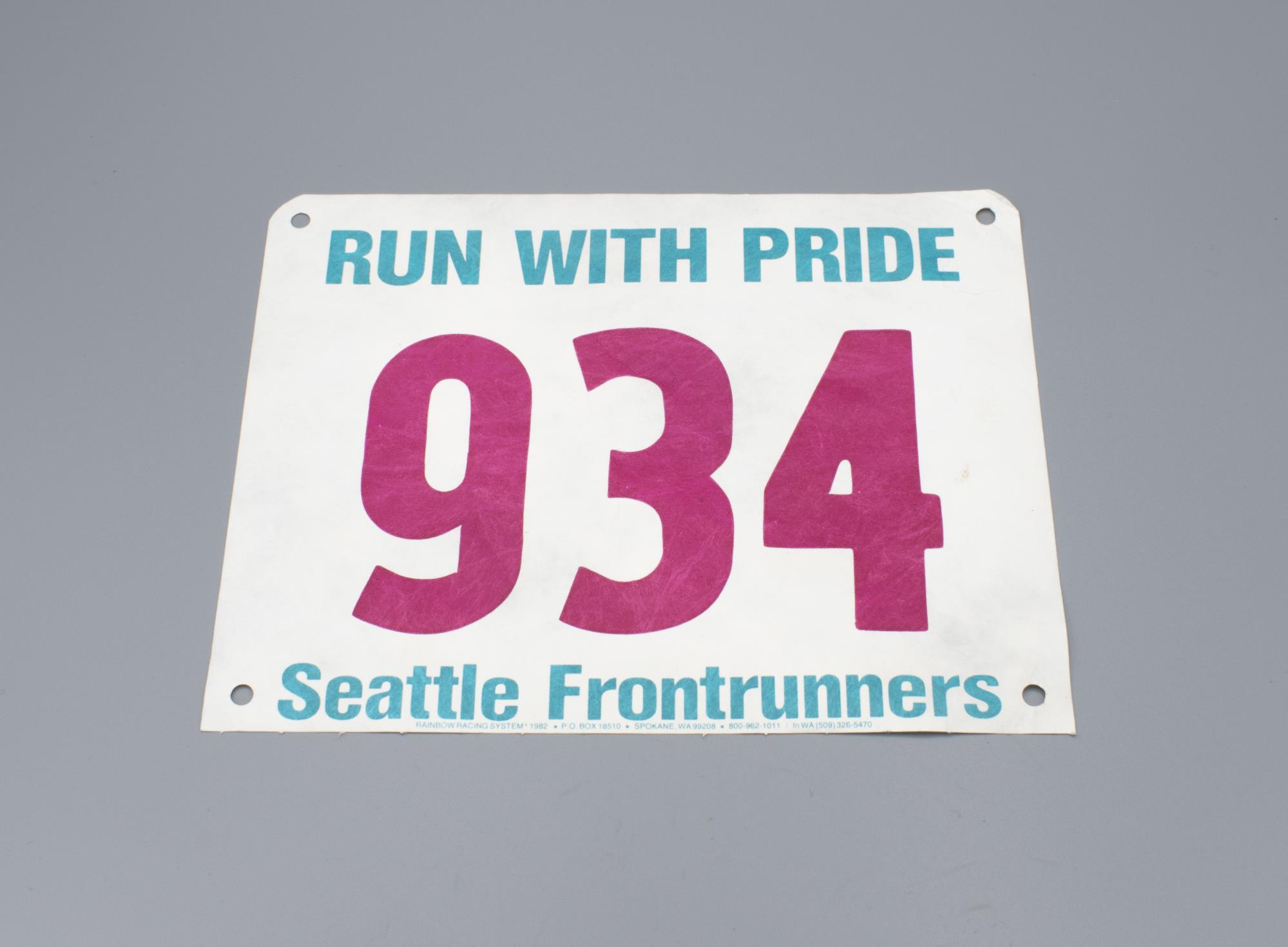 Image of Runner number from 