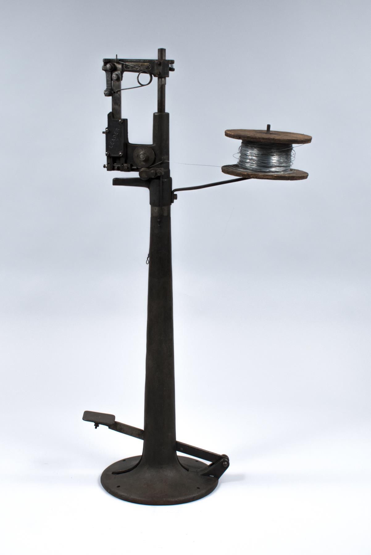 Image of Foot-pedal stapler from the Moritani Farm on Bainbridge Island, ca. 1930s