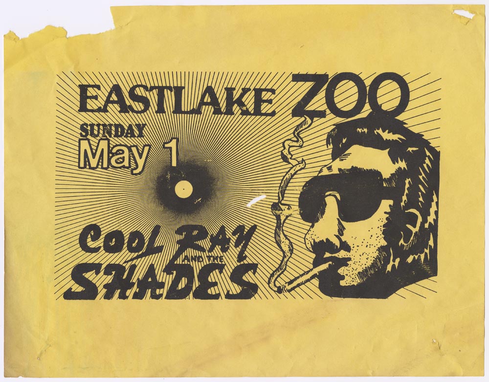 Image of Cool Ray and the Shades at the Eastlake Zoo poster, circa 1984
