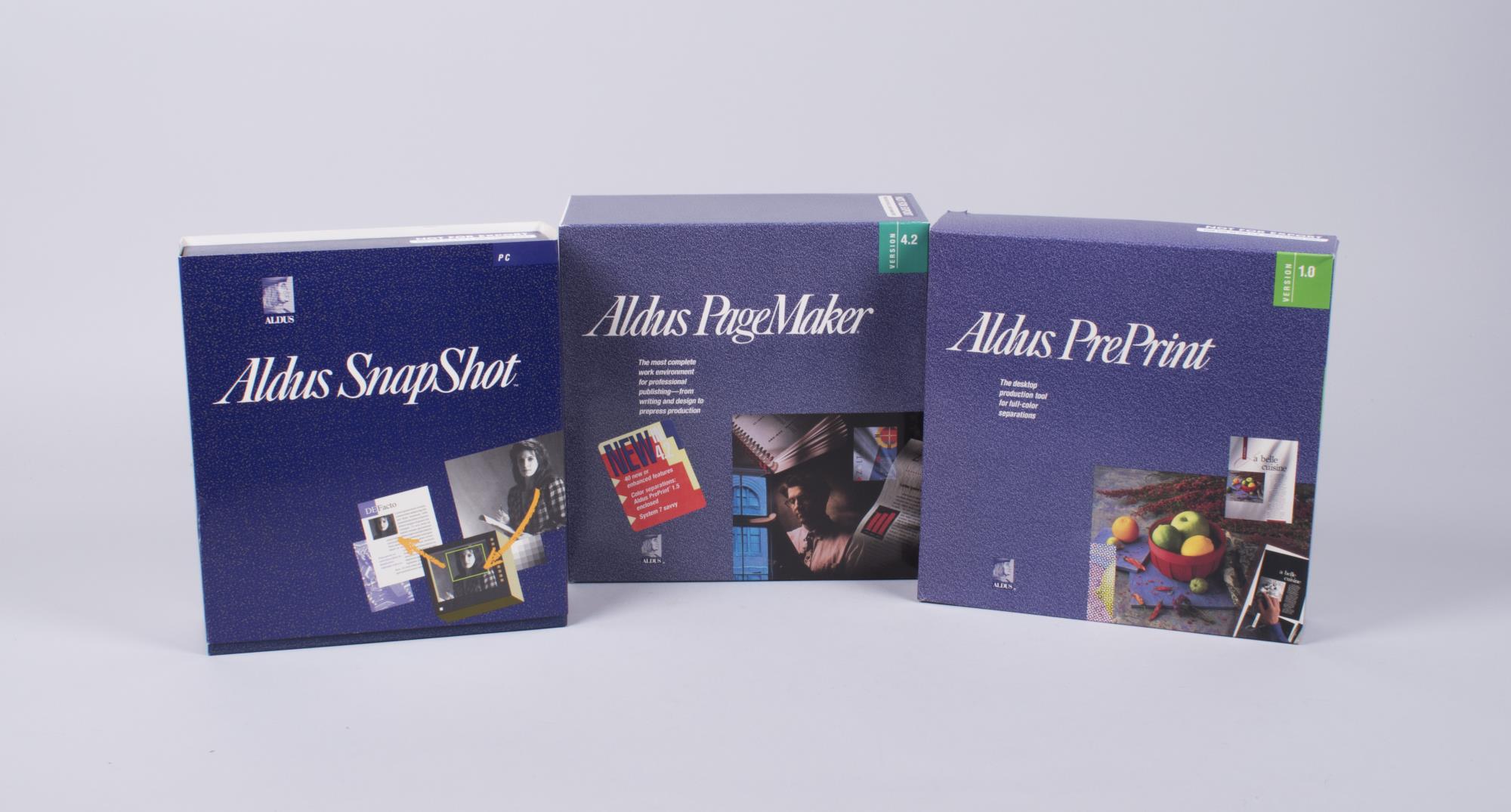Image of Aldus software package, 