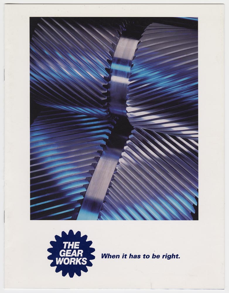 Image of The Gear Works brochure, Seattle, circa 1999