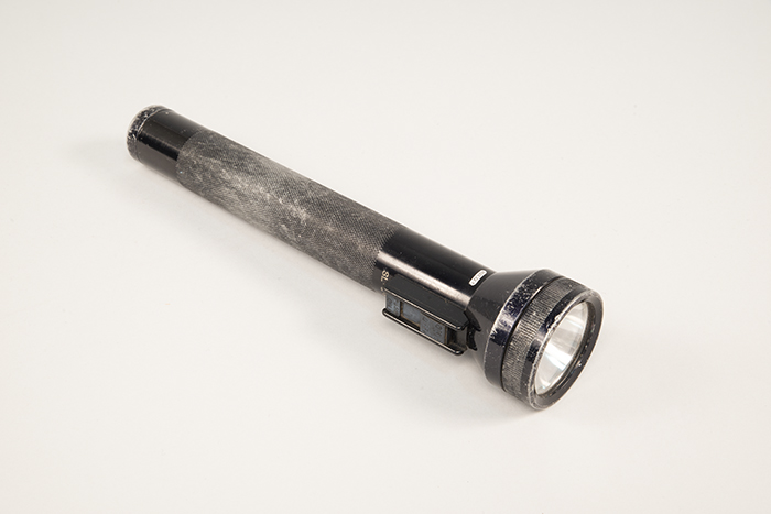 Image of Flashlight used by King County Sheriff Mitzi Johanknecht when she was a deputy, ca. 1989